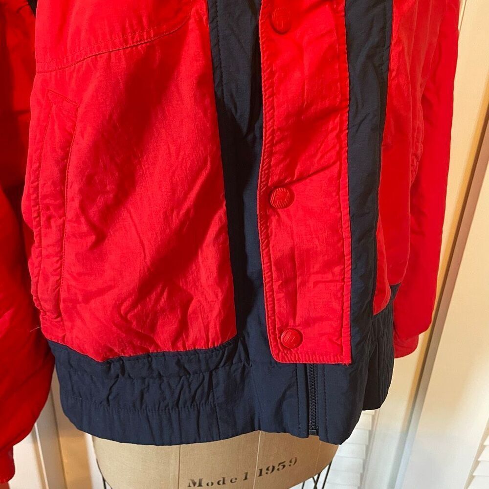 FILA | red & navy vintage snow jacket US SIZE 38 - Picture 14 of 16